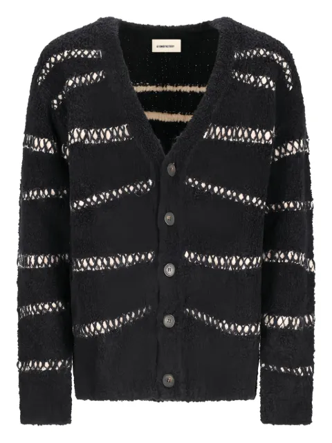 atomo factory bouclé striped cardigan