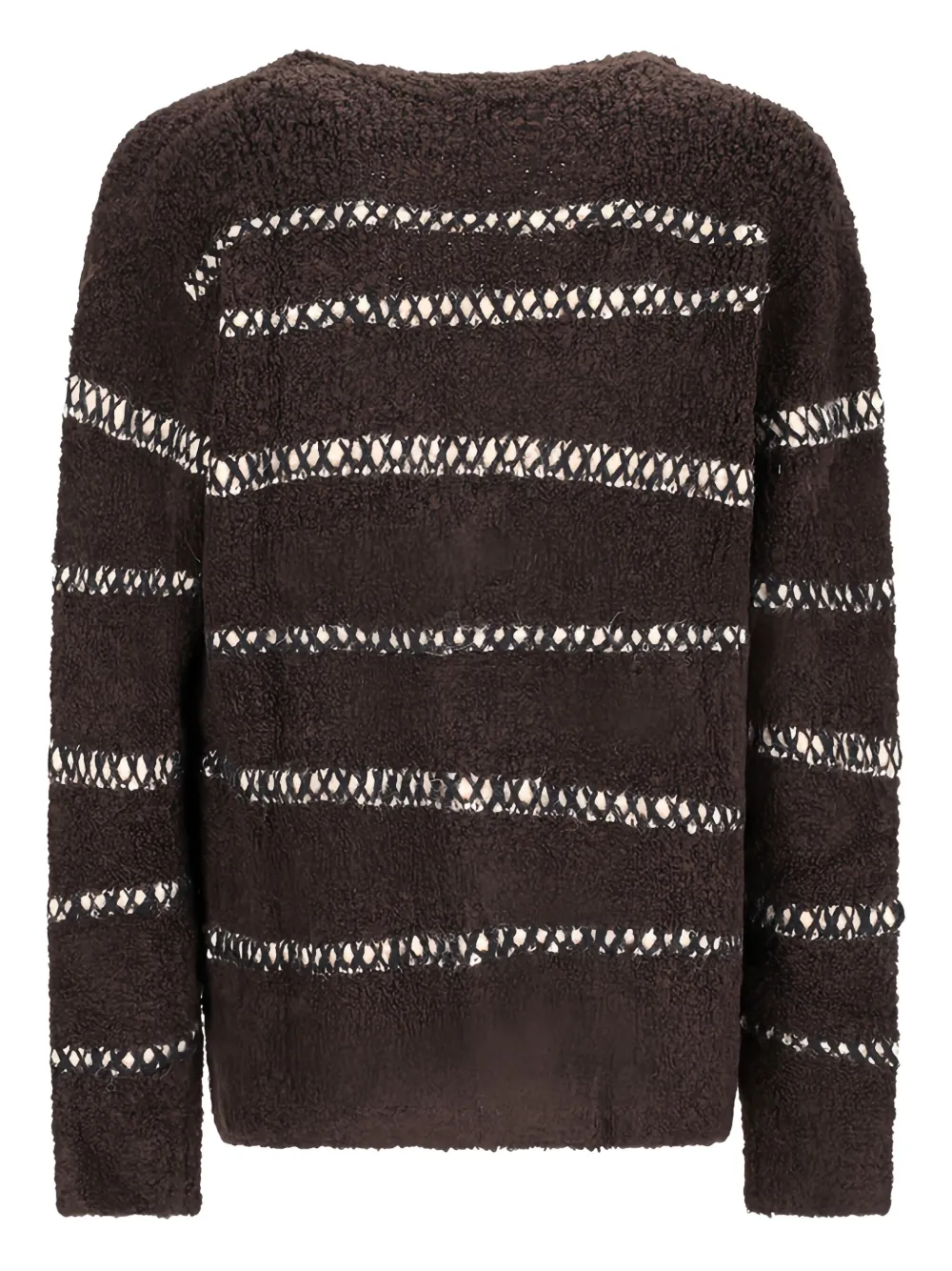 atomo factory bouclé striped cardigan | Cardigans | Image 2