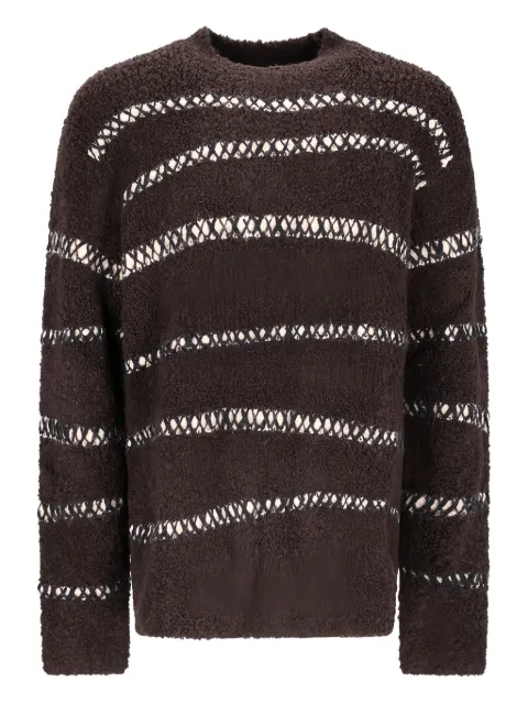 atomo factory bouclé striped sweater