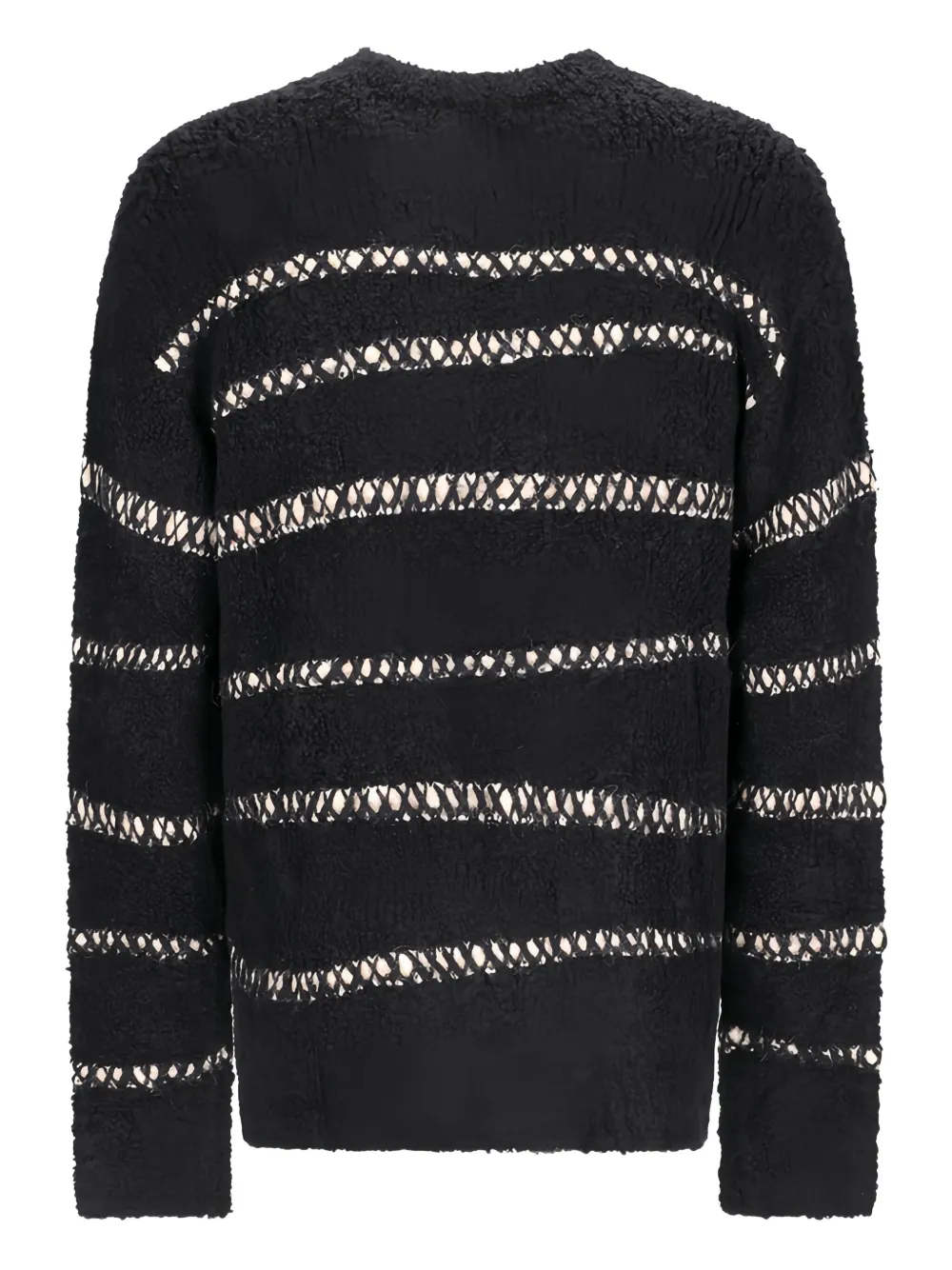 atomo factory bouclé stripes-detailing sweater | Knitted Sweaters | Image 2