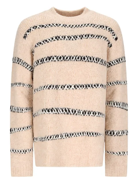 atomo factory bouclé striped sweater
