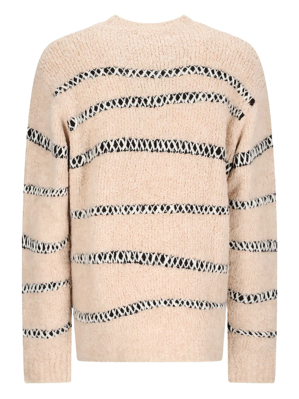 atomo factory bouclé striped sweater | Knitted Sweaters | Image 2