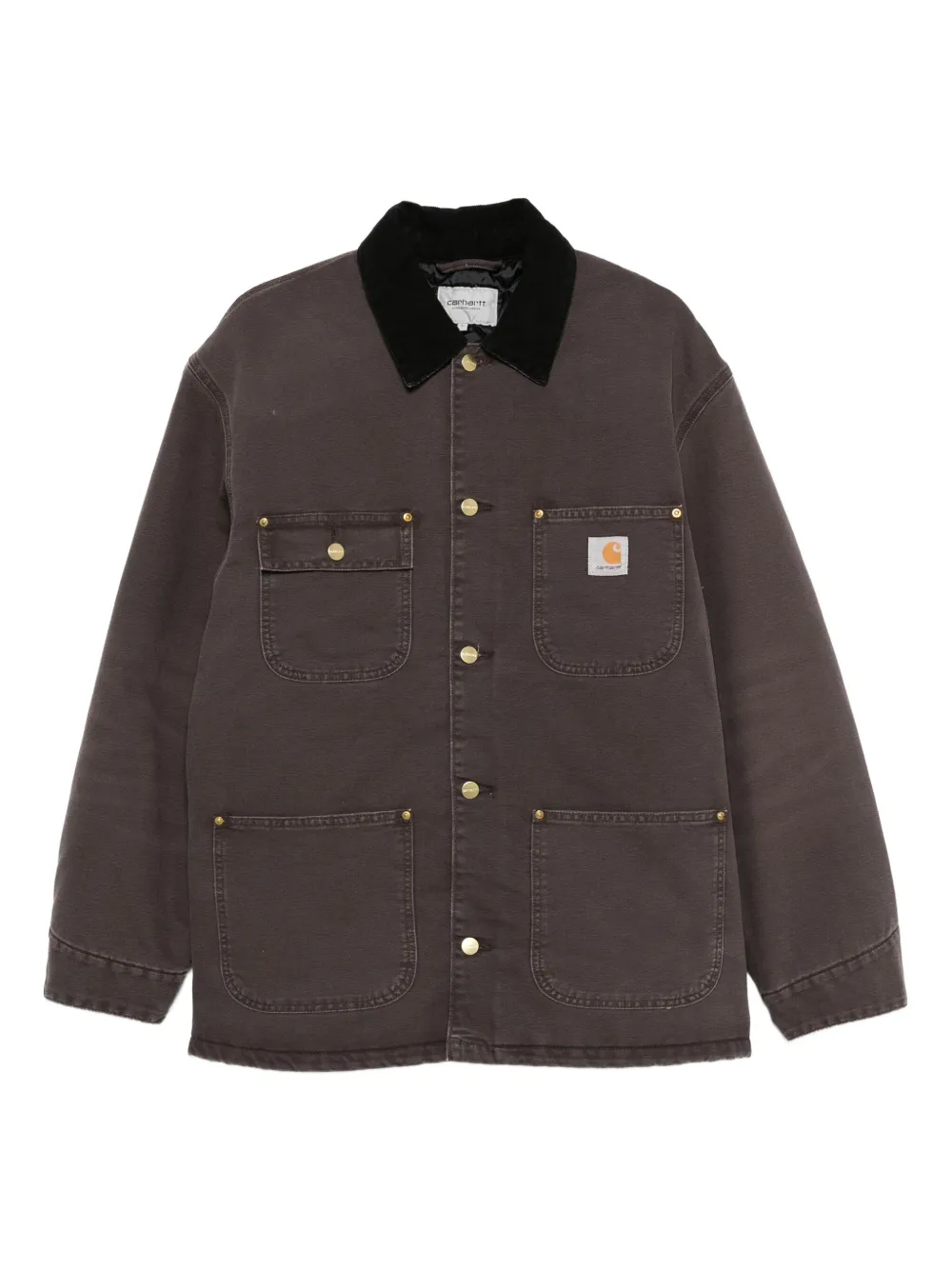 Carhartt WIP OG Chore corduroy-collar coat | Brown | Image 1