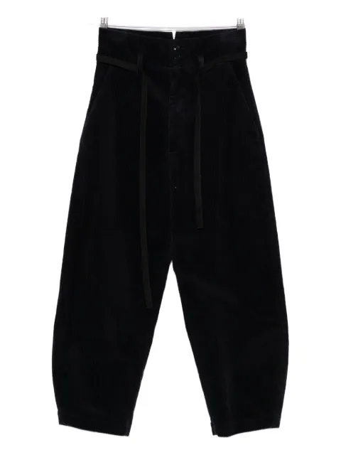 Barena belted corduroy trousers