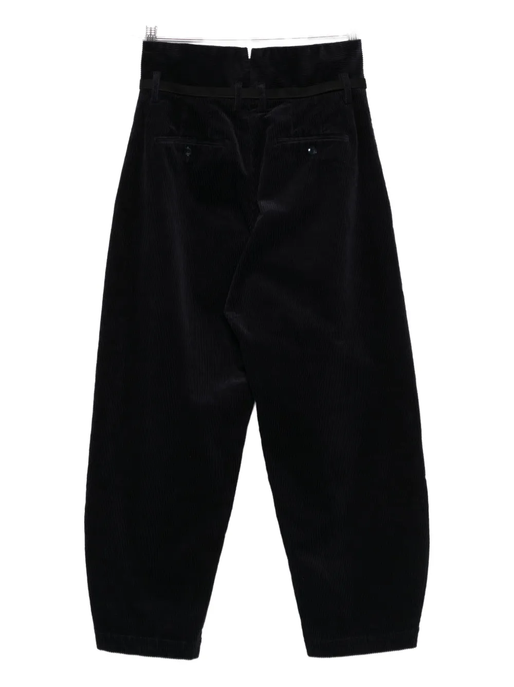 Barena belted corduroy trousers - Blauw