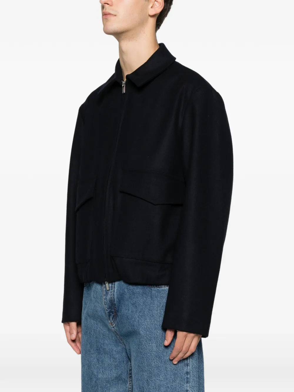 Barena Jack met ritszakken Blauw