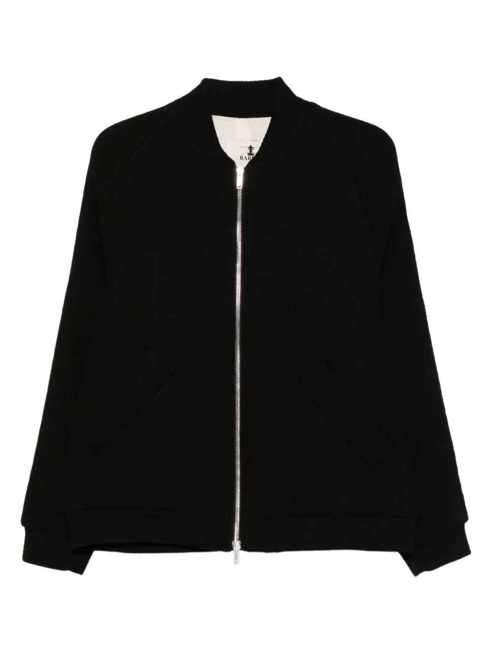 Barena zip-front ribbed jacket | Black | Image 1