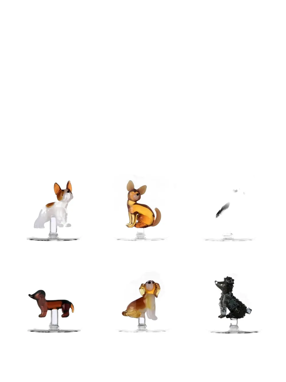 Ichendorf Milano dog glasses (set of six) | White | Image 1