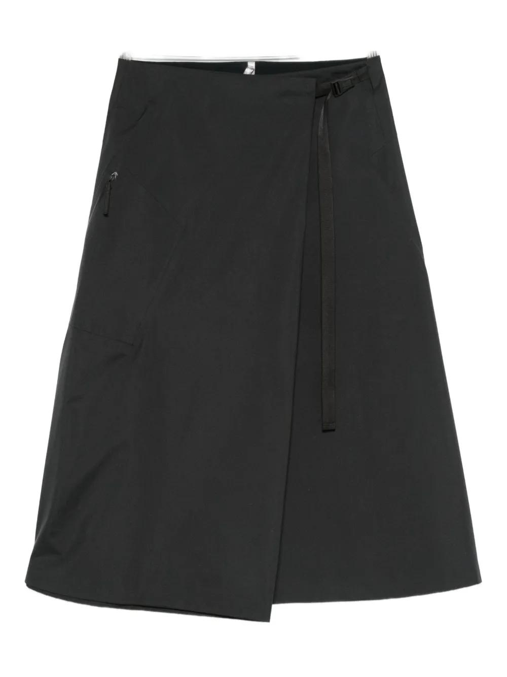 Arc'teryx Wrap Midi Skirt In Black