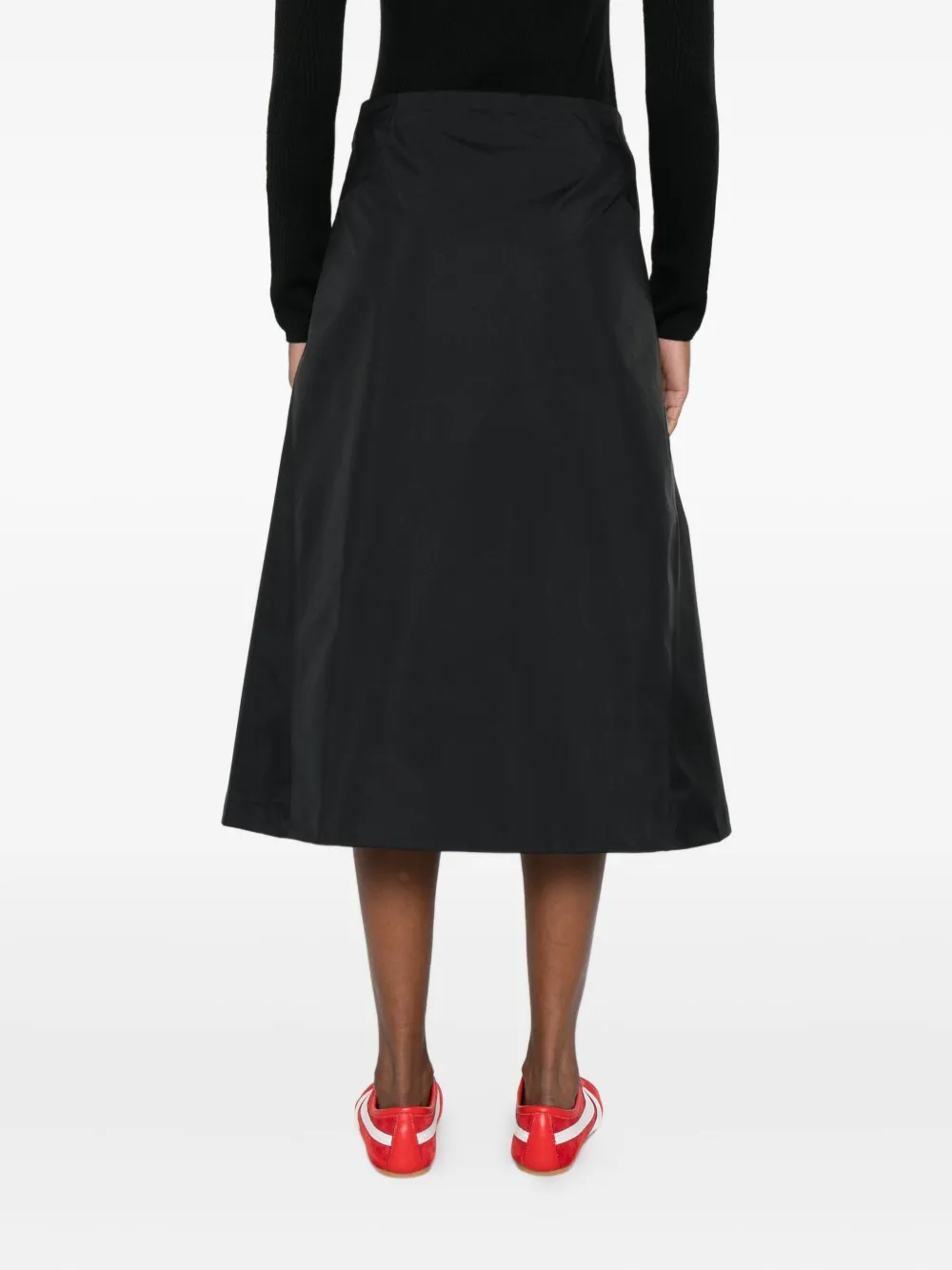 Arc'teryx Midi-wikkelrok Zwart