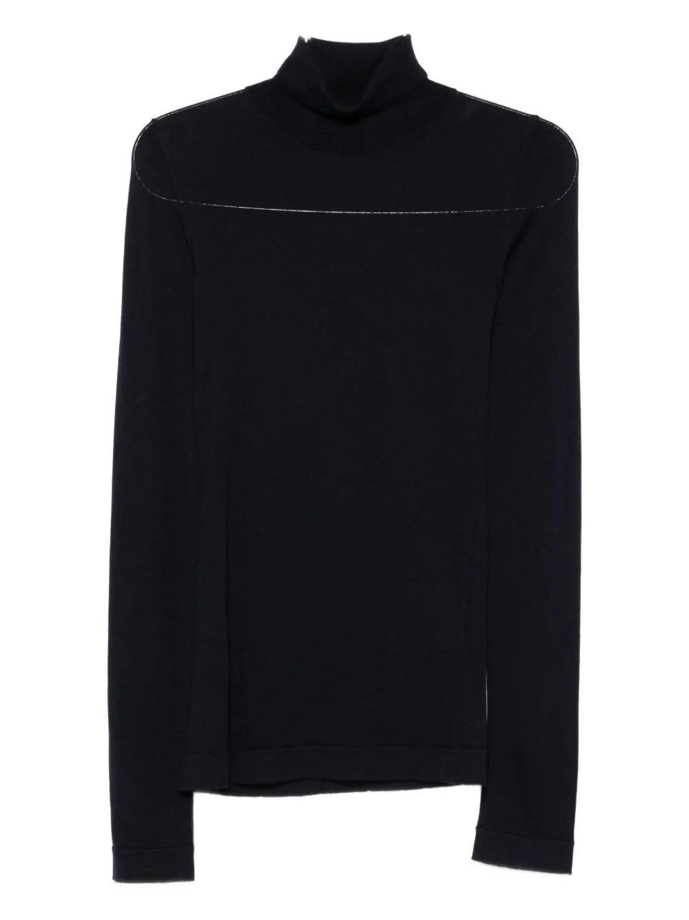 Barena Venezia Turtleneck Long-sleeve Sweater In Black