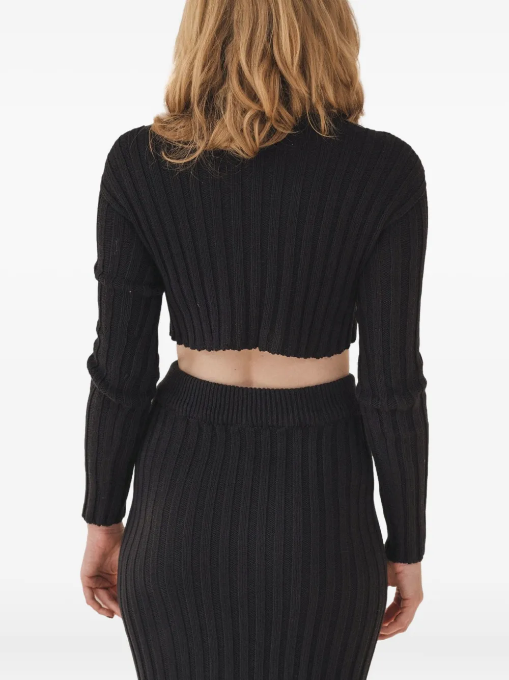 Baserange ribbed button cardigan | Cardigans | Image 2