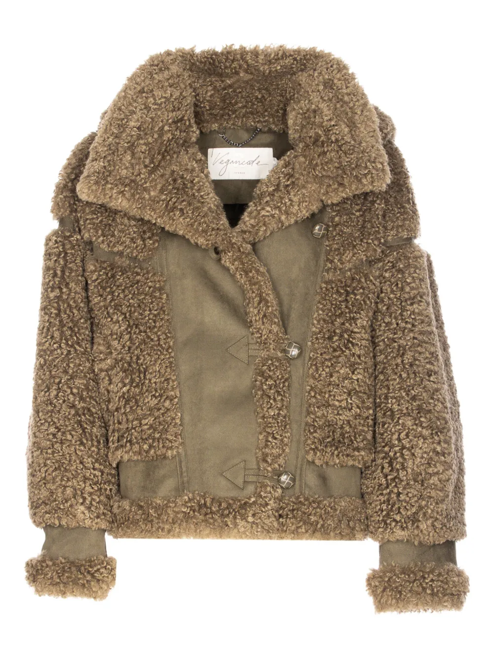 Vegancode Faux-shearling Jacket In Multi
