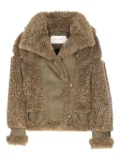 VEGANCODE faux-shearling jacket - Green