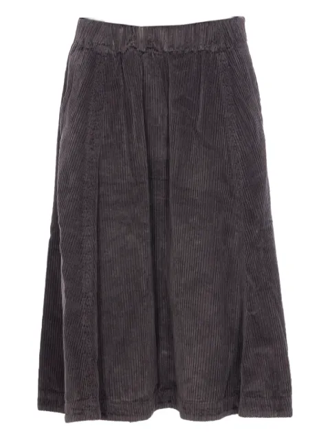 TRUE AVENUE elasticated-waist corduroy skirt