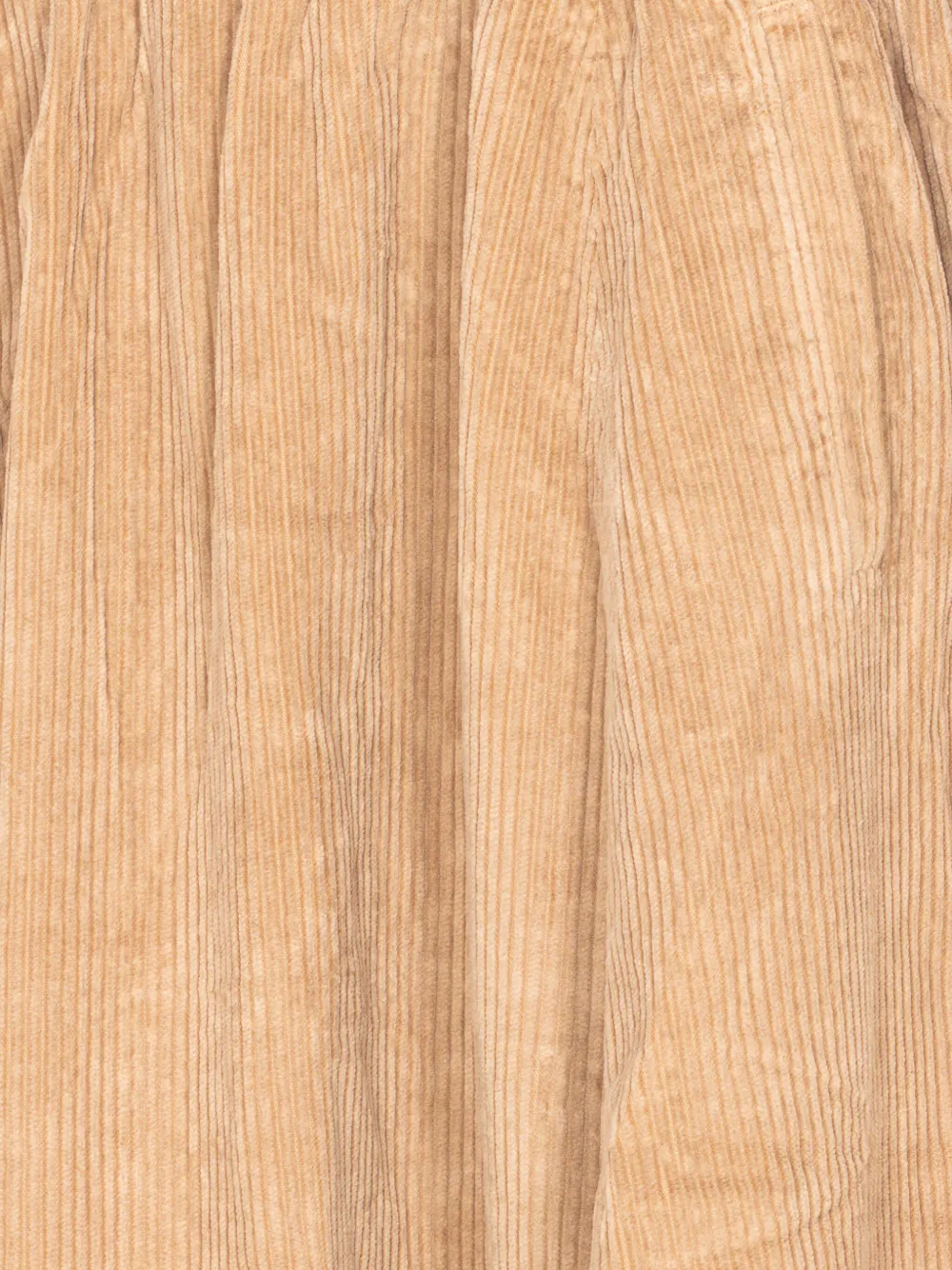 True Avenue Elastic-waist Corduroy A-line Skirt In Neutral