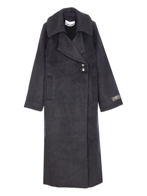GANNI double-breasted coat