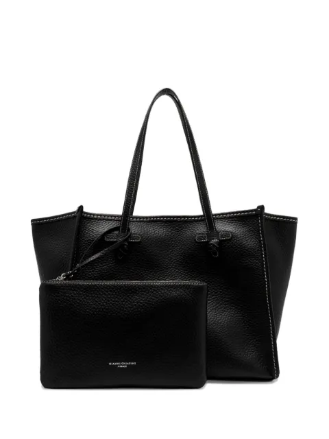 GIANNI CHIARINI knotted leather tote bag