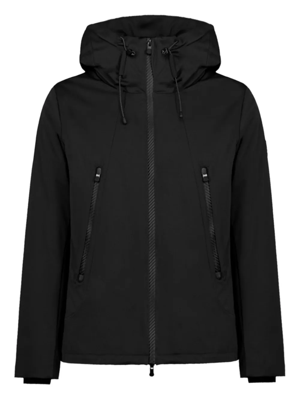 People Of Shibuya zip-fastening hooded jacket | Black | Image 1