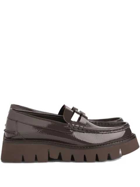 Pedro Garcia patent-leather platform loafers