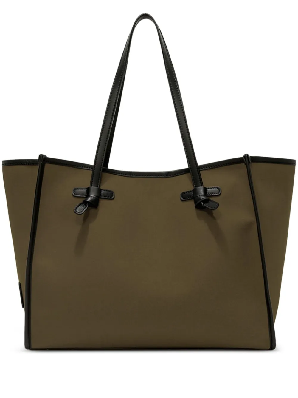 GIANNI CHIARINI Marcella knotted-handle tote bag Groen