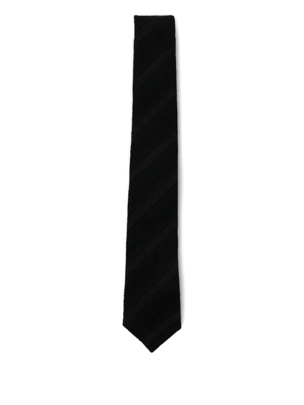 Juun.J striped tie | Black | Image 1