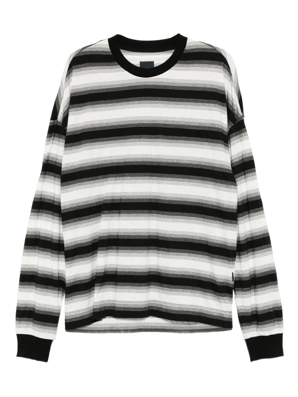Juun.J Archive striped T-shirt | Black | Image 1