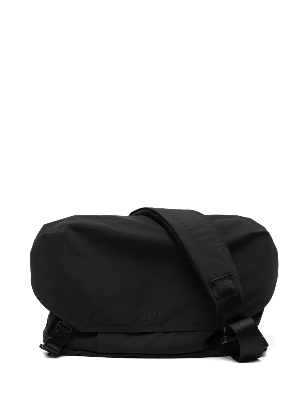 Juun.J logo-embroidered shoulder bag | Black | Image 1