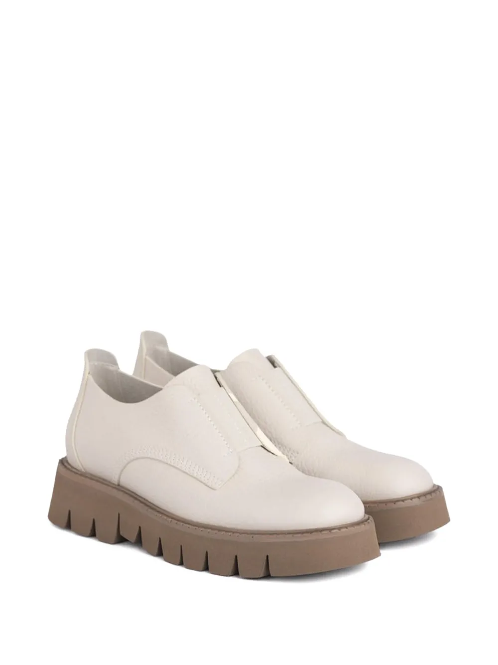 Pedro Garcia Loafers met plateauzool - Wit