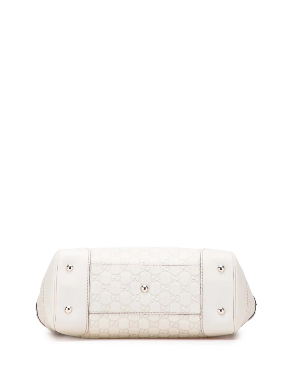 Pre-owned Gucci 2000-2015 Ssima Mayfair Tote Bag In White