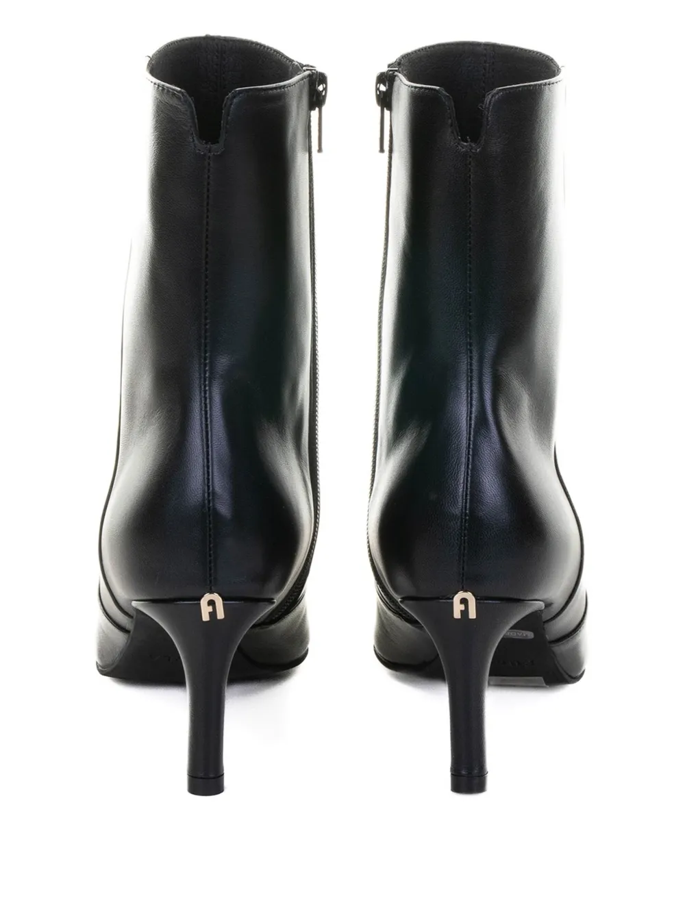 Furla 60mm leather boots Black