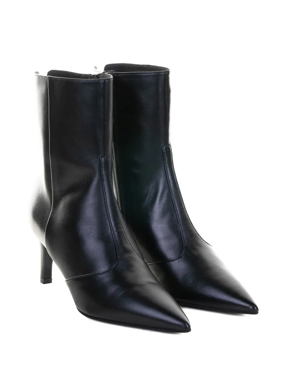 Furla 60mm leather boots Black