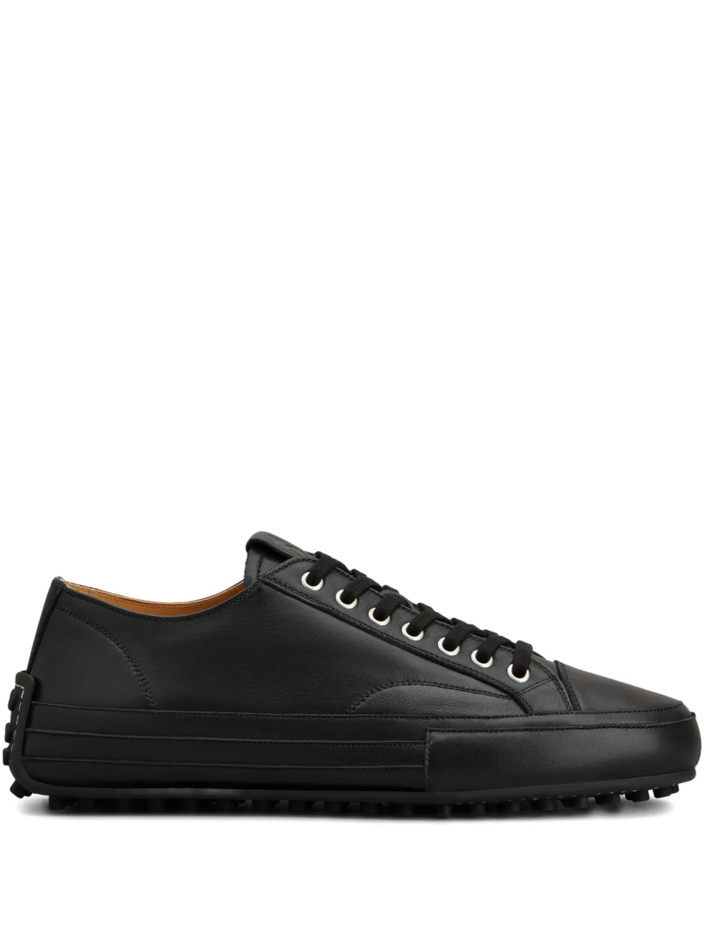 Tod's leather lace-up sneakers Black