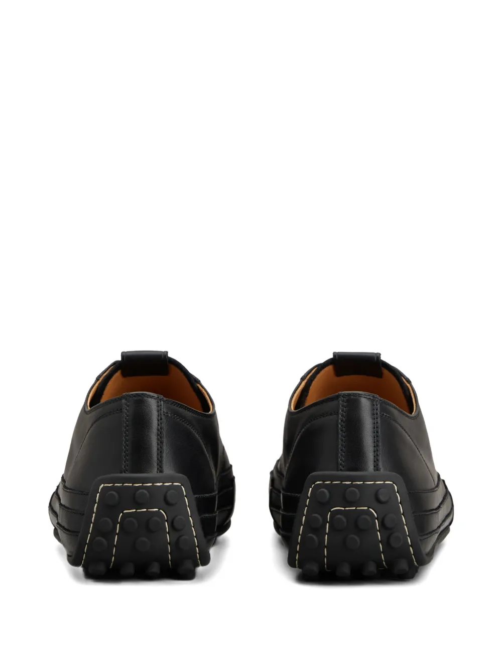 Tod's leather lace-up sneakers Black