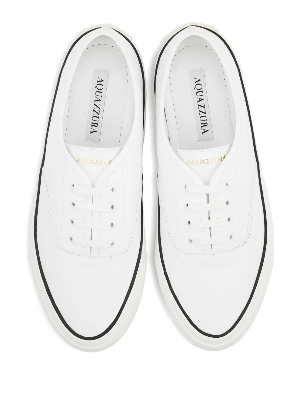 Aquazzura Leren sneakers Wit