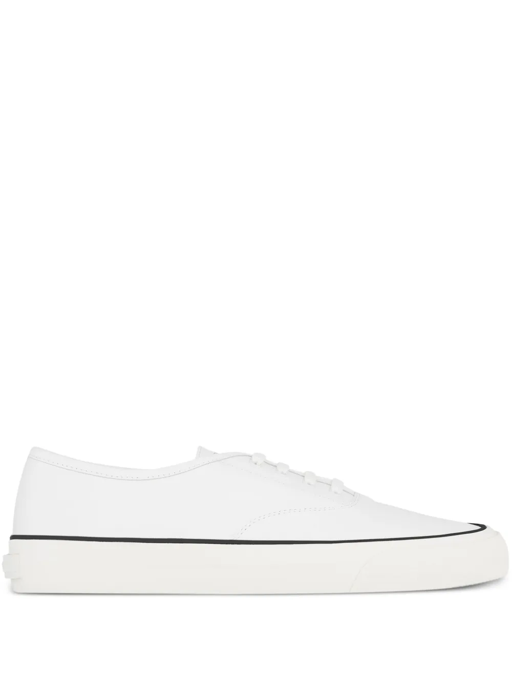 Aquazzura lace-up leather sneakers | White | Image 1
