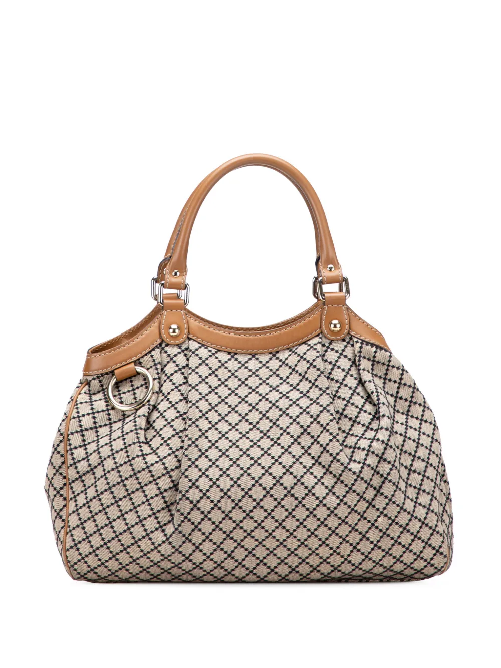 Gucci Pre-Owned 2000-2015 Medium Diamante Canvas Sukey tote bag | Brown | Image 1
