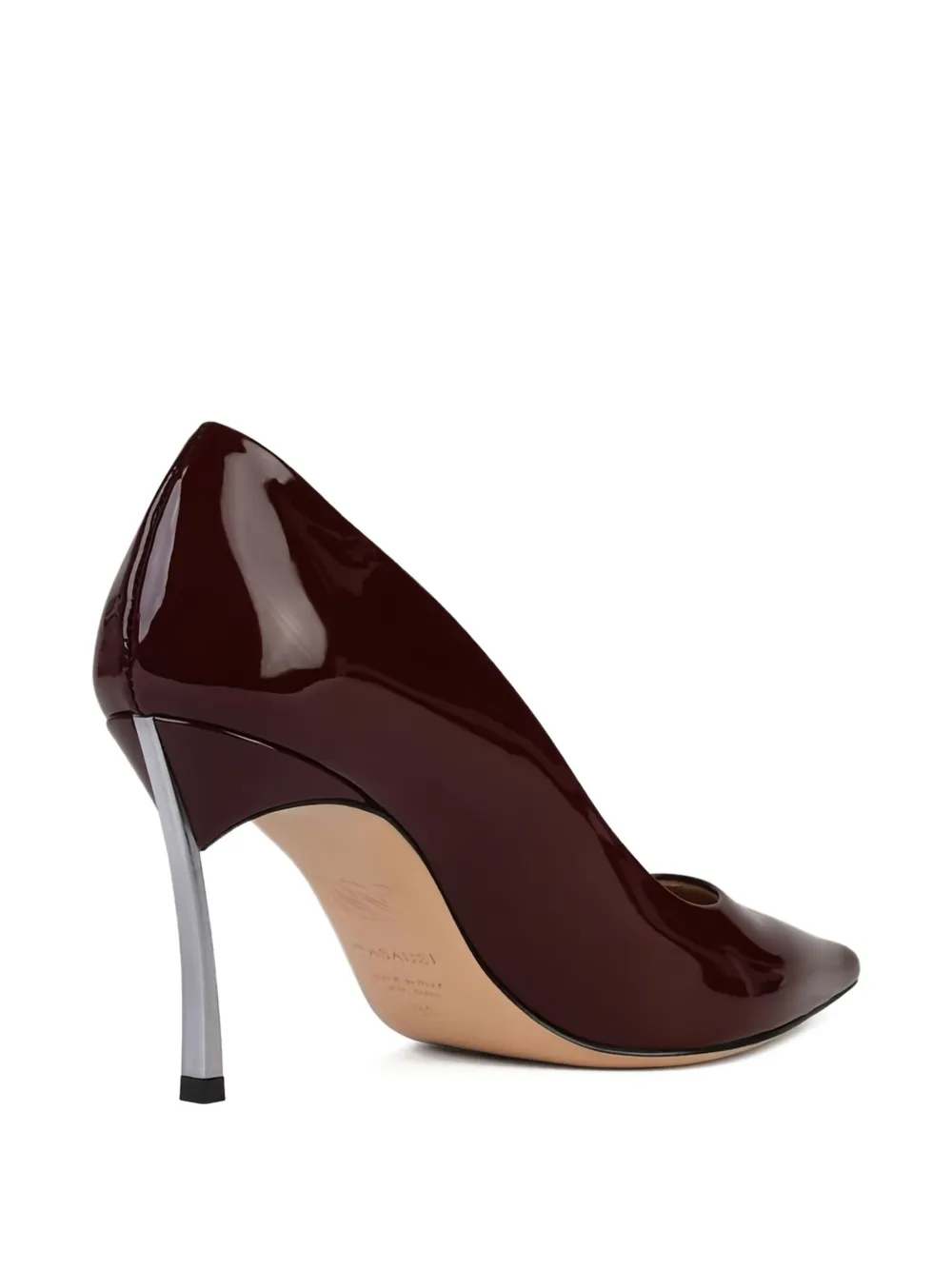 Casadei 80mm Pointed-toe Pumps In Brown