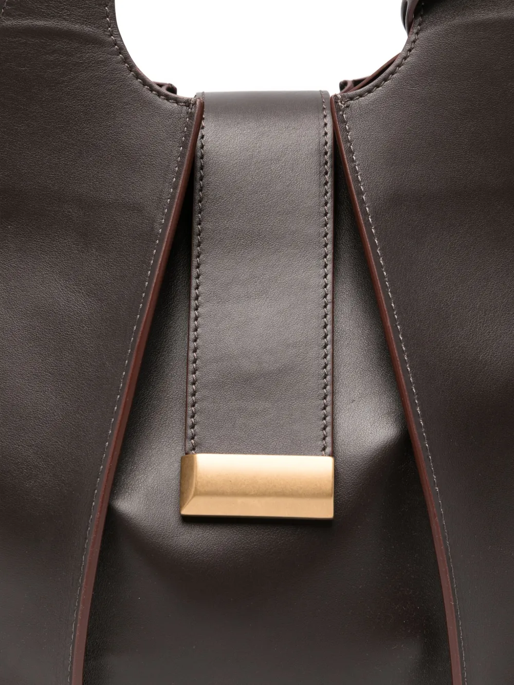 Roberto Festa Medium Eloise leren schoudertas Bruin