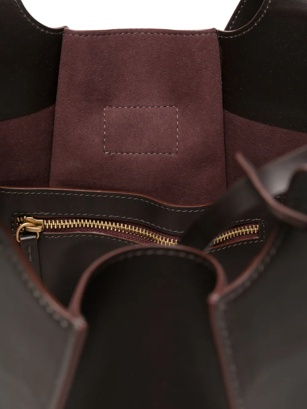 Roberto Festa Medium Eloise leren schoudertas Bruin