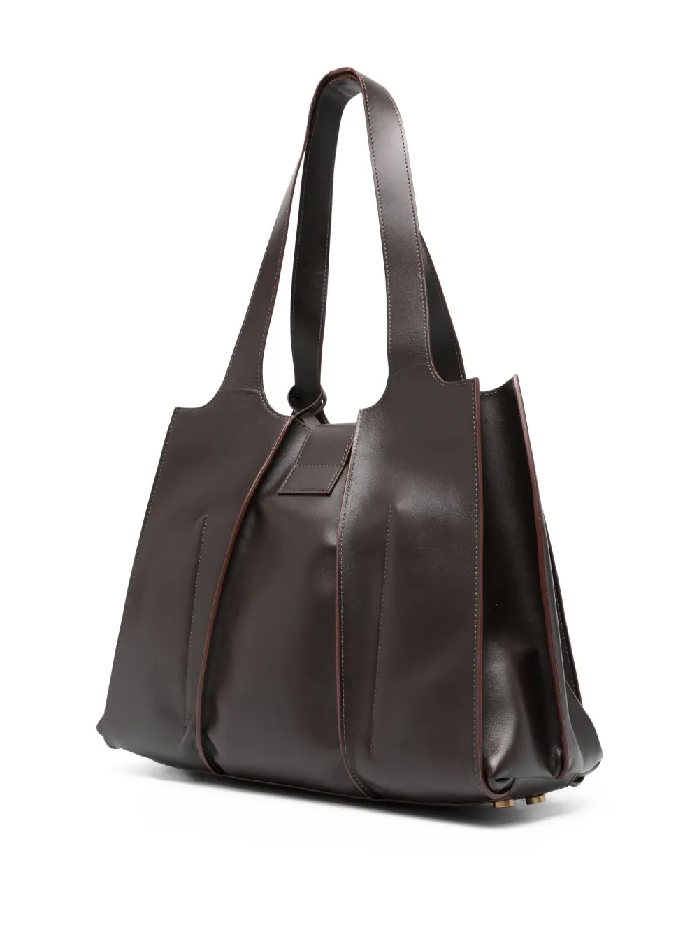 Roberto Festa Medium Eloise leren schoudertas - Bruin