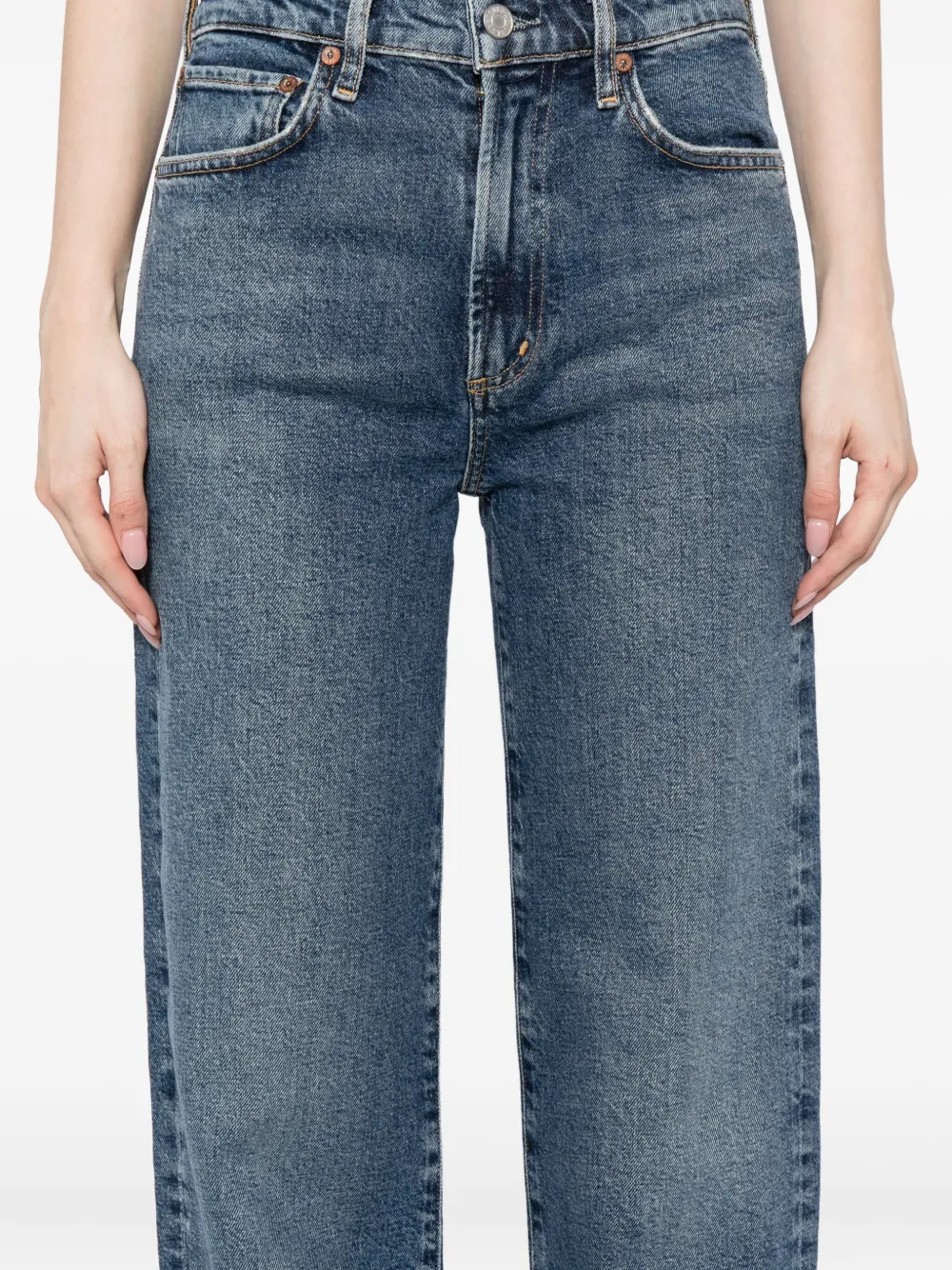 Agolde Harper Jeans In Blue
