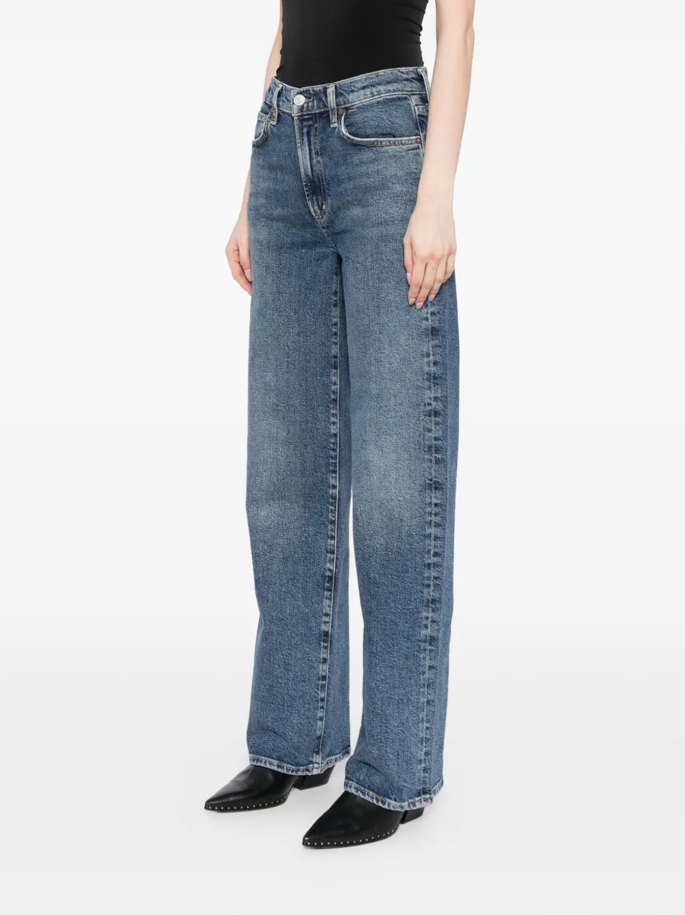 Agolde Harper Jeans In Blue