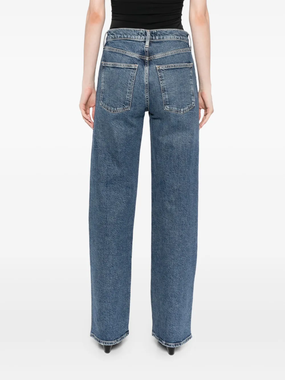 Agolde Harper Jeans In Blue
