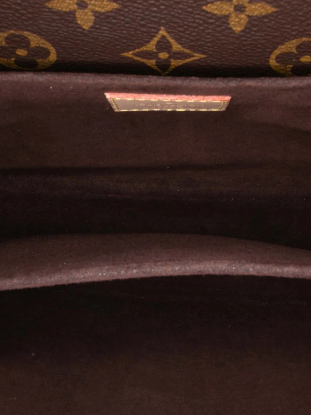Pre-owned Louis Vuitton 2017 Monogram Pochette Metis Satchel In Brown