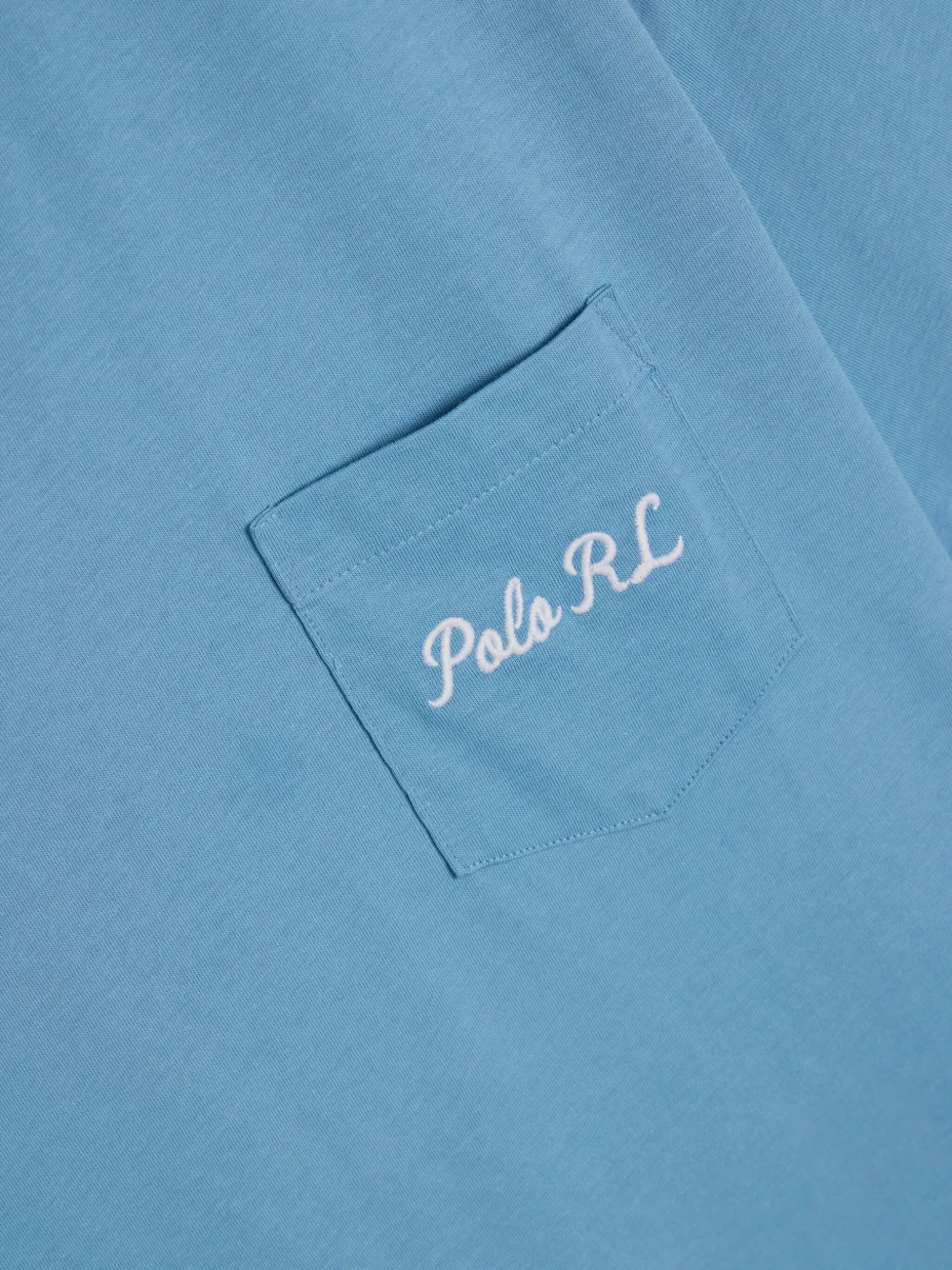 Polo Ralph Lauren T-shirt met zakdetail en grafische print Blauw