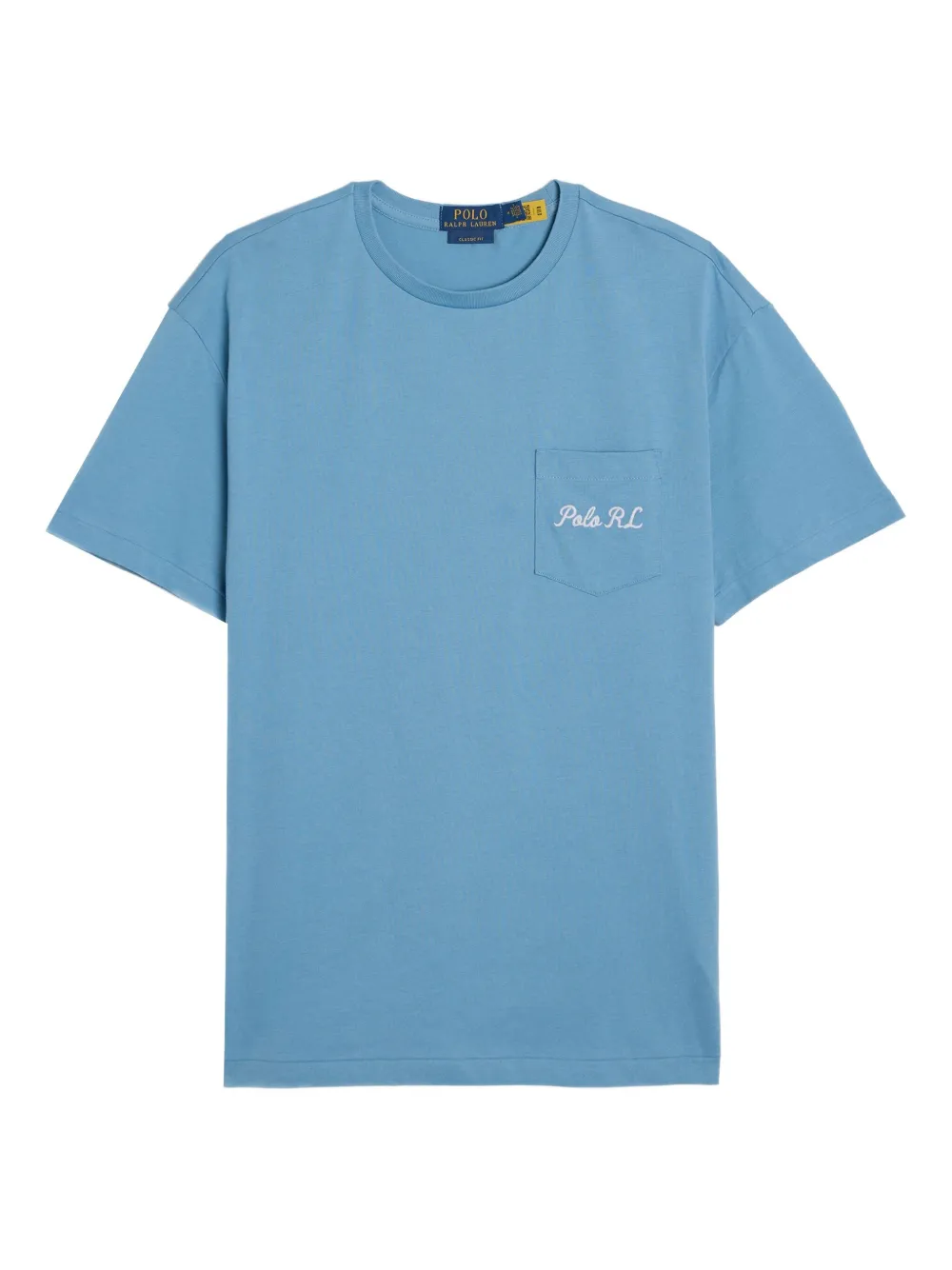 Polo Ralph Lauren pocket-detail graphic-print T-shirt - ブルー Polo Ralph Lauren pocket-detail graphic-print T-shirt - ブルー