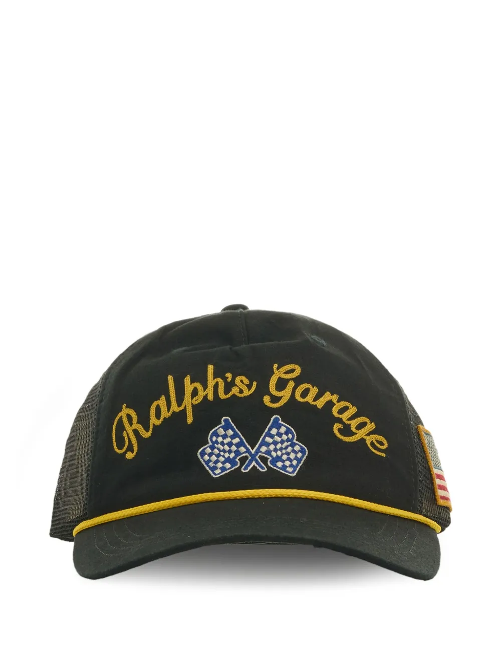 Polo Ralph Lauren Ralphs Garage-embroidered baseball hat | Green | Image 1