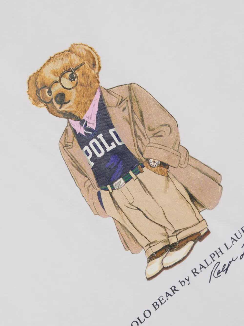 Polo Ralph Lauren T-shirt met polobeerprint Wit