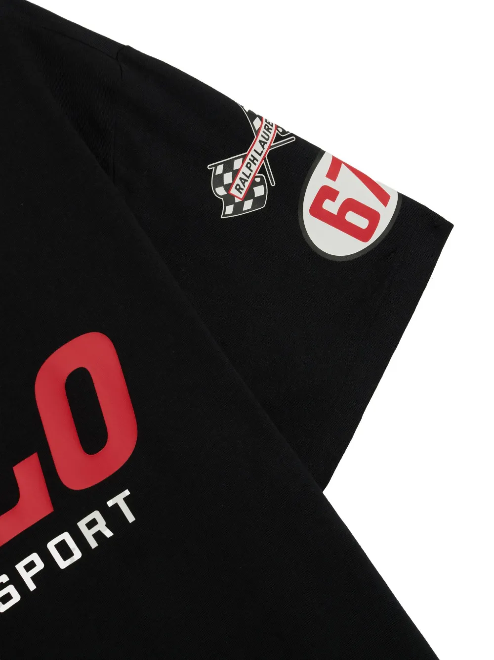 Polo Ralph Lauren Katoenen T-shirt met grafische print Zwart